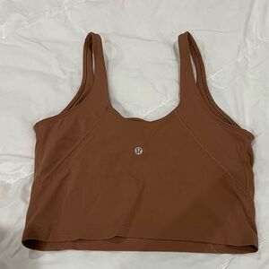 lululemon athletica Brown/Orange Align Tank Top